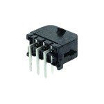 Конектор Micro-Fit3.0 серія 43045 2x3P кутовий на плату